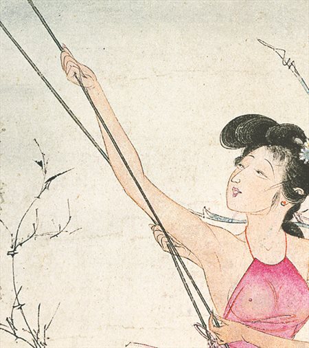 铁山-胡也佛的仕女画和最知名的金瓶梅秘戏图